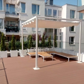 zadaszenia tarasowe wolnostojąca pergola ZEN pergola rzymska Spin Bobko Szczecin