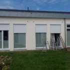Rolety zewnętrzne Helio Zip Screen Rolety zewnętrzne tkaninoweHelio Zip Screen dom prytwany Spin Szczecin