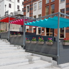 zadaszenia tarasowe wolnostojąca pergola ZEN pergola rzymska Spin Bobko Szczecin