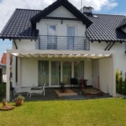 Pergola drewniana podwieszana taras