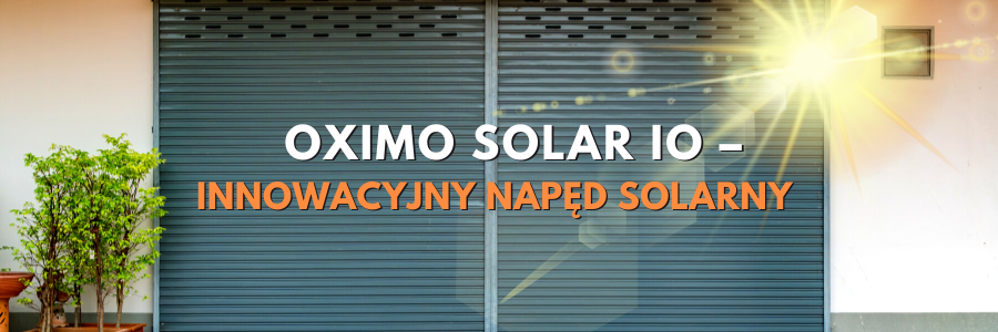 Baner oximo solar io somfy spin