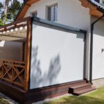 Pergola Zenz roletą Zip Screen