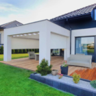 pergola sufitowa zen pergola sufitowa zen oraz osłony boczne Helio Zip Screen Spin Szczecin Zachodniopomorskie