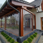 rolety Helio Zip z folią Rolety Helio ZIP z folią zamontowane na pergoli Spin Szczecin