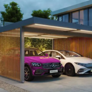 Carport pergola z fotowoltaiką wiata garażowa Spin Bobko Szczecin