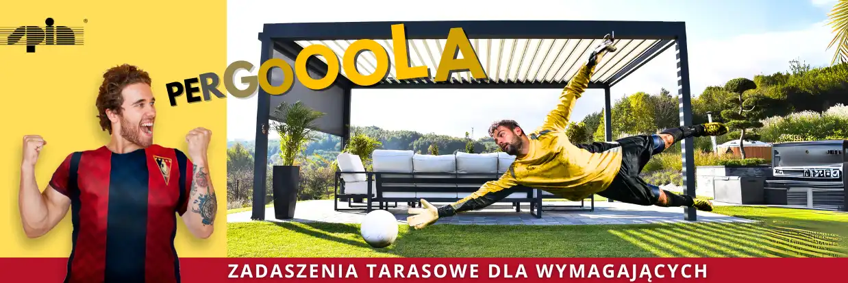 Polski klub piłkarski Pogoń Szczecin Pergola bioklimatyczna Spin Bobko Szczecin