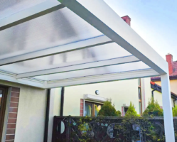 pergola Fix z poliwęglanu biała Spin Bobko Szczecin