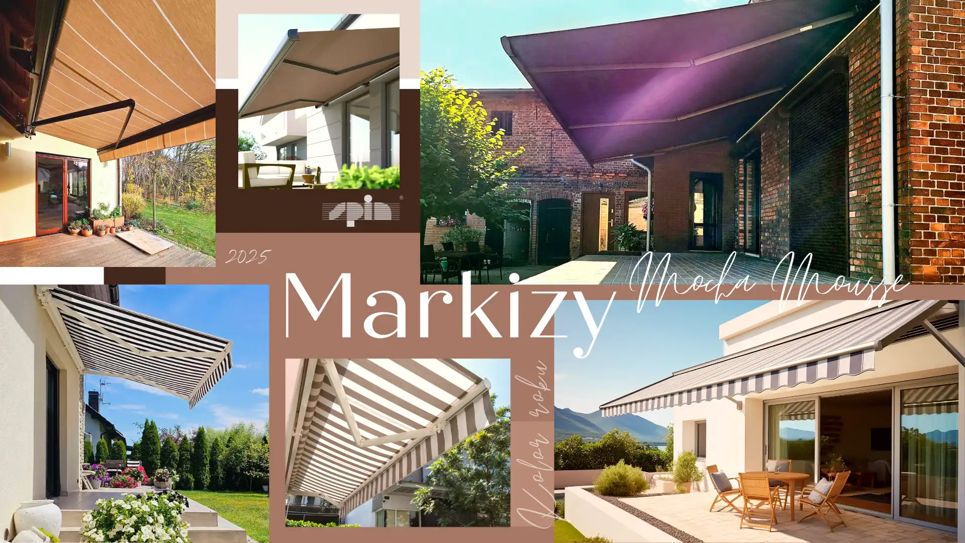 Markizy kolor roku 2025 mocha mousse PANTONE 17-1230