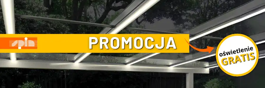 Promocja na dach szklany Murano marki Lewens oświetlenie gratis Spin Szczecin