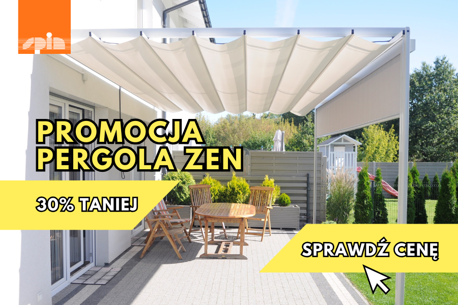 Promacja na pergolę Zen Spin Szczecin