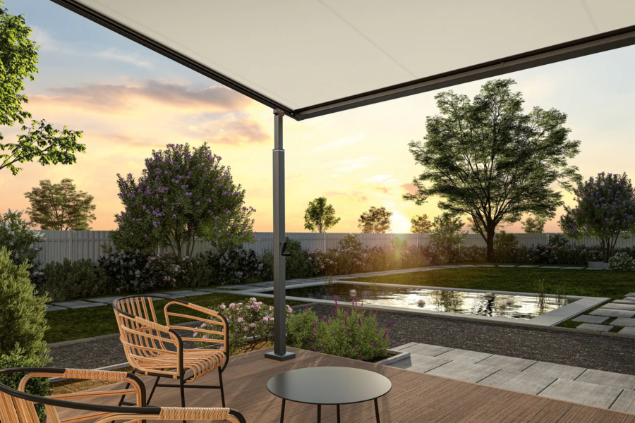 Pergola Portofino Lewens Pergola Portofino marki Lewens to nowoczesna alternatywa dla markiz tarasowych. Wybierz najlepsze zadaszenie tarasu w Szczecinie i całym Zachodniopomorskim Spin Szczecin
