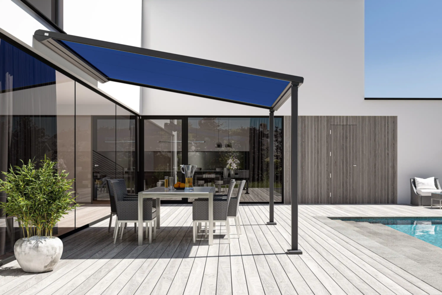 Pergola Portofino Lewens Pergola Portofino marki Lewens to nowoczesna alternatywa dla markiz tarasowych. Wybierz najlepsze zadaszenie tarasu w Szczecinie i całym Zachodniopomorskim Spin Szczecin