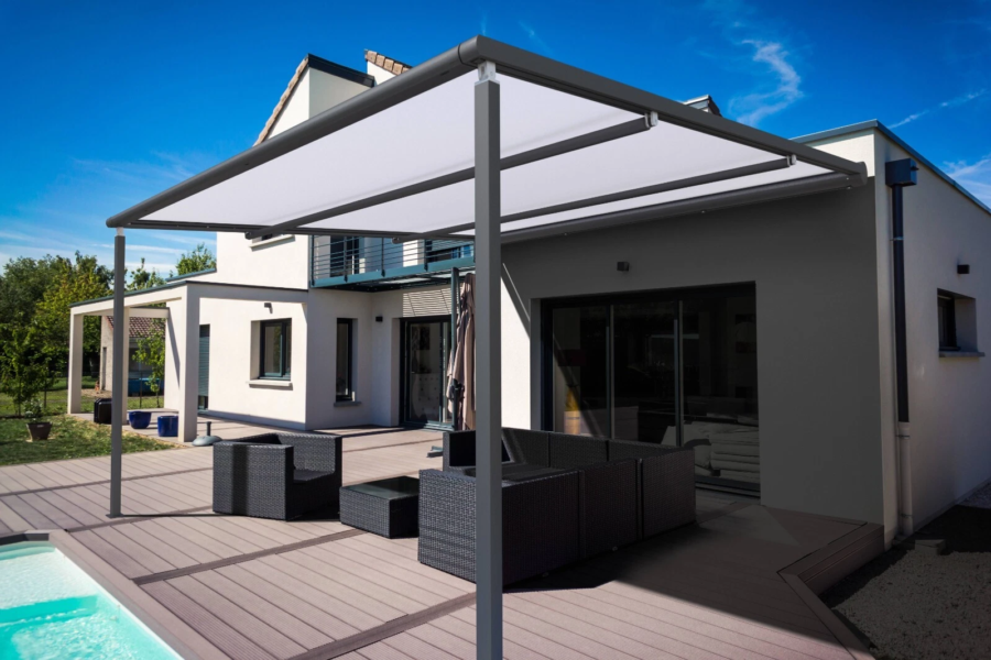 Pergola V Ziiip marki Aluprof Pergola V Ziiip marki Aluprof to nowoczesna alternatywa dla markiz tarasowych. Wybierz najlepsze zadaszenie tarasu w Szczecinie i całym Zachodniopomorskim Spin Szczecin