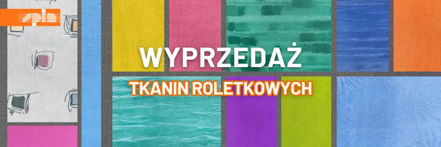 Wyprzedaż tkanin do rolet Spin Szczecin